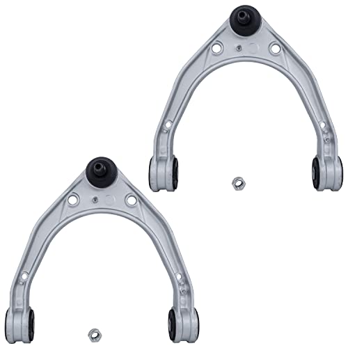 Detroit Axle - Front 2pc Control Arms for 07-14 Audi Q7, 03-10 Porsche Cayenne, 04-10 VW Toureg, 2 Upper Control Arms w/Ball joint Assembly Replacement