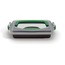 BergHOFF Perfect Slice 9" x 13 Inch Cake Pan With Cover and Perfect Slicing Tool. Creates Perfect Portions Of Your Baking And Holiday Dishes. Perfect Portions For All Of Your Family Desserts