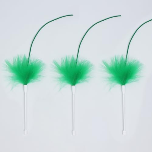 Sofolor Interactive Cat Toys Replacement Feather Wand for P43 (3 Pcs), Only...