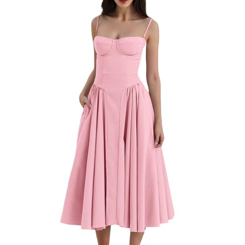 Robe à bretelles style rétro français parfaite pour vos flâneries estivales