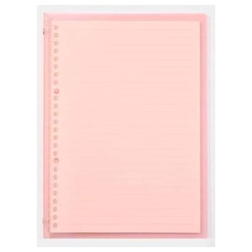 A5/B5 Löst blad anteckningsbok tomt rutnät linje prick engelskt papper påfyllning spiral pärm anteckning bok veckoplanerare kontor skolmaterial
