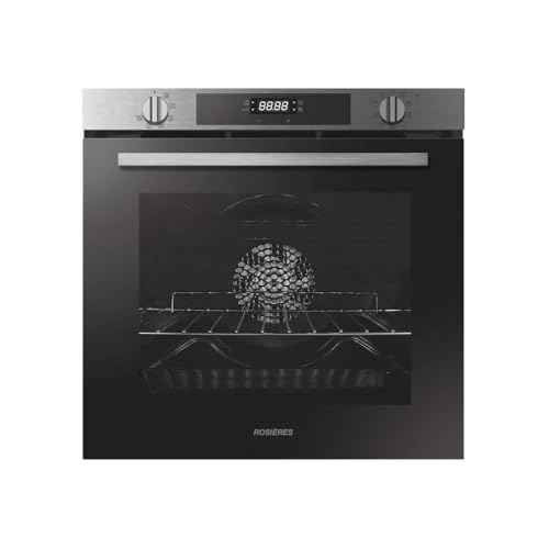 Four encastrable pyrolyse chaleur pulsée ROSIERES RFC3OP5579IN - noir - porte froide - 60x60x57 cm