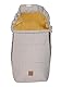 Kaiser 6534197 Babyschalen Fußsack Emma, denim light grey, grau