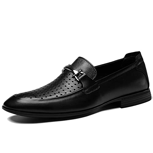 MWX Men's Dress Loafers Black Slip-on Formal Dress Shoes