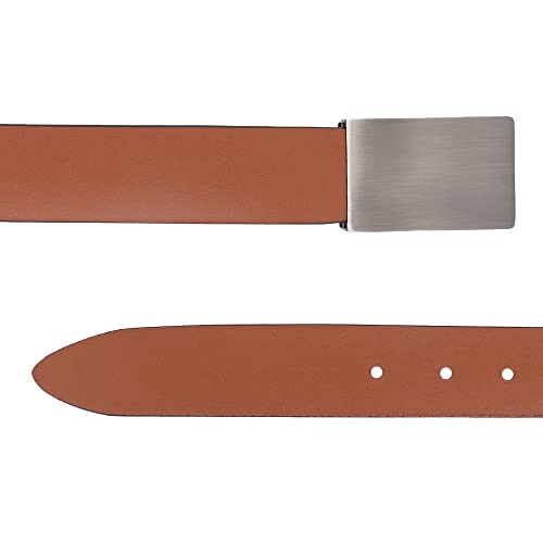 Image of USL Formal /Casual Black Tan Brown Color Genuine Leather Belts For Men (34, Black)