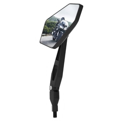 Motorcycle Mirror. Diamond Pro Universal. OX154, Black