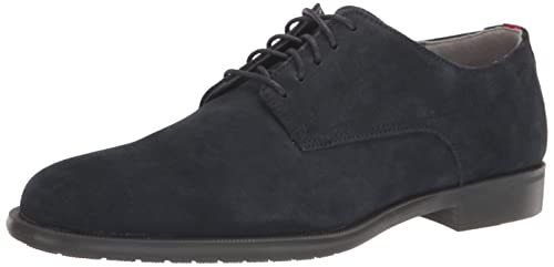 Image of HUGO Men's Smooth Suede Lace Up Derby Dress Shoe