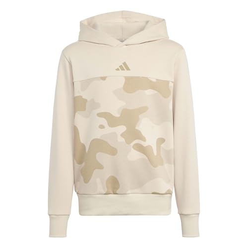 Sweat-shirt à capuche chaud adidas pour enfants pour stopper le froid pendant la récréation