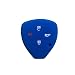 Navy Blue Silicone Key Jacket Key Case 4 Buttons Remote Fob Skin Silicone Cover Key Case Holder Bag for TOYOTA Camry Avalon Matrix Corolla TOYOTA Land Cruiser