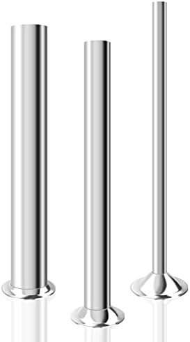 3 Sizes Stainless Steel Sausage Stuffing Tubes and Sausage Stuffer Funnels for LEM Sausage Stuffers