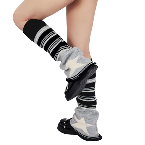 Image of Century Star Leg Warmers for Women Girls Kawaii Y2K Leg Warmers Cutecore Gyaru Leg Warmer Goth Lolita Accessories