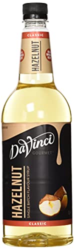DaVinci Gourmet Classic Hazelnut Syrup Pet, 1er Pack (1 x 1 l) Cover