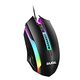 Connexion filaire USB stable : offre une performance fiable pour une utilisation au bureau et aux jeux, éliminant les remplacements de batterie ou les besoins de charge pour un fonctionnement continu