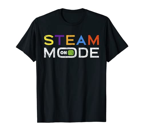 Modo Vapor en Ciencia Tecnología Ingeniería Arte Matemáticas Divertido Camiseta