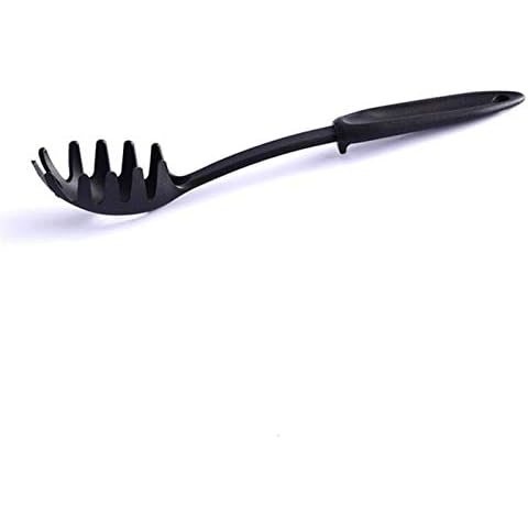 Lankater 1pc Spaghetti Scoop, Pasta Server, Spaghetti Spoon with Handle, Heat Resistant Serving Spoon for Noodles Pasta Cooking Cover