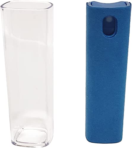 Image of Screen Cleaner Spray with Microfibre Body and 2 Refills | On the Go Cleaning Solution for Phone, Tablet, Laptop & Glasses | Blue