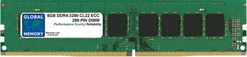 8GB DDR4 3200MHz PC4-25600 288s ECC DIMM (UDIMM) RAM T[o[/[NXe[V/}U[{[hɑΉ