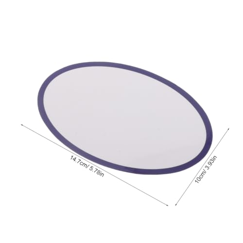 Toyvian Dry Erase Labels Coated Paper PVC Soft Magnet Material 5.8x4 Inch Magnetic Reusable 8pcs with Write-on Surface and Edge Protection Design for Pantry Organization and Shelving - Image 2