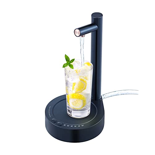 Cocotik Desktop Water Bottle Dispenser, Water Pump for 5 Gallon Bottle, Bedside Water Dispenser, Portable Detachable Type-C Charging, Application Home, Office, Camping(Grey Blue)