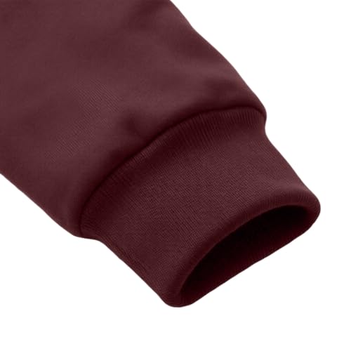 fartey Fleece Lined Jacket Men Stand Collar Full Zip Coats Zipper Pockets - image 7
