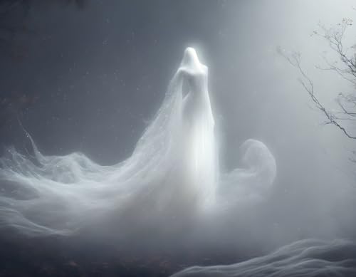 Poster fantomatique SERENDIPITP toile art poétique et mystique