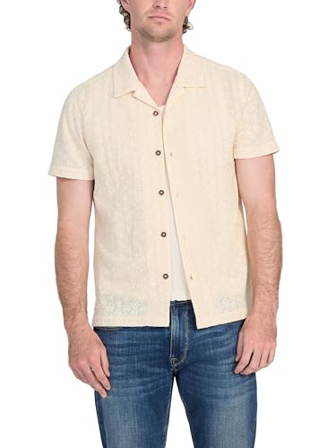 [ゲス] SS WESLEY CROCHET RESORT SHIRT