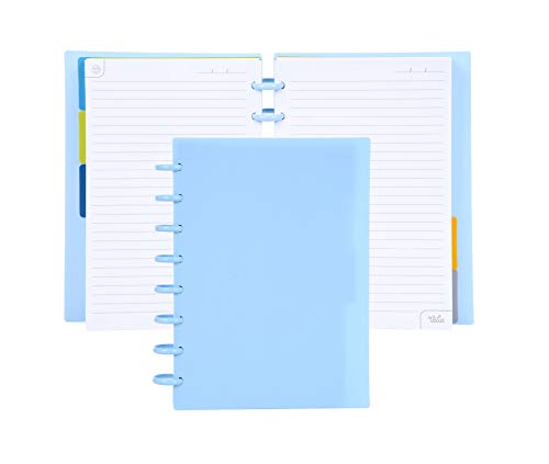 Carnet de notes Talia contre les pages perdues, format Junior et disques Arctic Ice