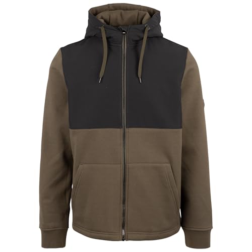 Image of Trespass Mens Casual Top Full Zip Hoodie Front Pouch Pocket Critch