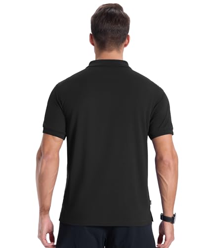 ZITY 3 Pack Mens Polo Shirts Short Sleeve Sports Moisture-Wicking Golf Shirt Business Causal Summer Tops3