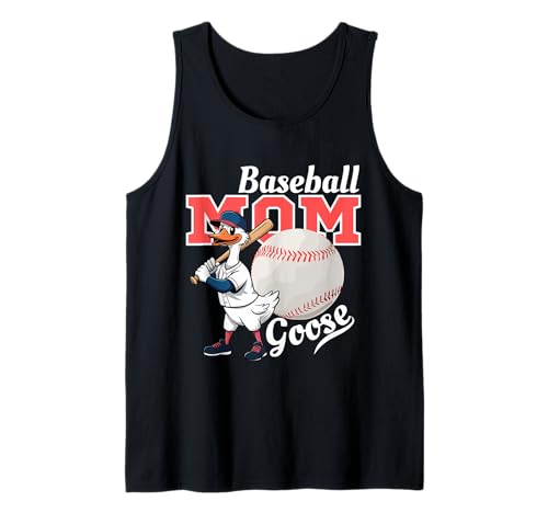 Baseball Mama Goose Funny Sports Mom Mother's Day Tee Camiseta sin Mangas