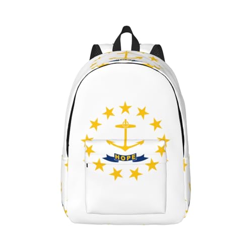 Sac à dos de randonnée Rhode Island avec drapeau imprimé ultra léger