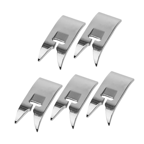 Set de 5 pies prensatelas metálicos para máquina de coser