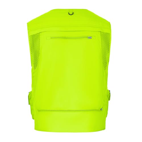 Image of AOTORR Mens Outdoor Work Safari Cargo Photo Travel Fishing Vests for Men with Multi-pockets