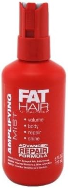 2 SAMY FAT HAIR "0" CALORIES THICKENING STYLING SPRAY 6oz