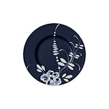 Villeroy & Boch Old Luxembourg Brindille Salad Plate : Blue, 8.75 in, Premium Porcelain, White/Blue