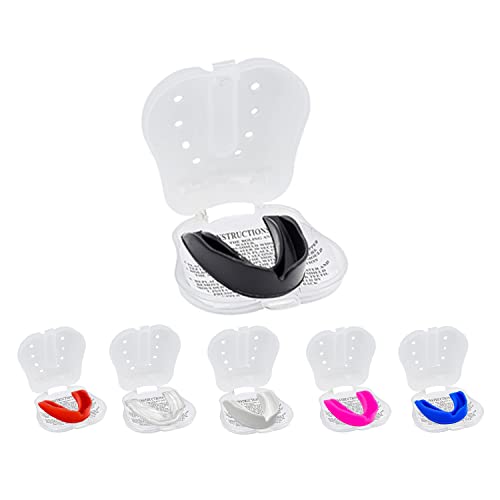 Protège-dents pour adultes, seniors, juniors, enfants, jeunes, parfaits pour l'école, les sports de combat, le rugby, le football, le hockey, le MMA, la boxe, (Junior(