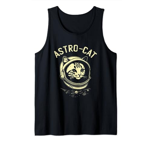Astro Cat | Animales Mascotas Gatito Amante | Gato Astronauta Camiseta sin Mangas