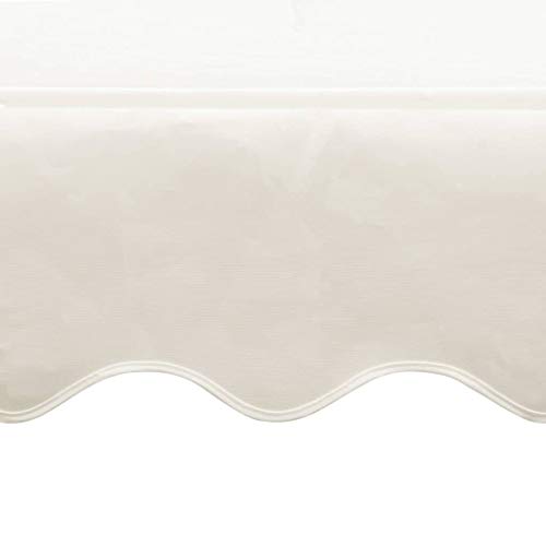 Auvent autoportant 4 x 3 m double auvent polyester crème jardin - 8