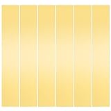M METERXITY 1-Set Brass Shim Strip, Metal Sheet Stock Assortment 6' Length x 1' Width, 0.002', 0.004', 0.006', 0.008', 0.012', 0.016' Thickness Brass Sheet for DIY Craft Making Flat Bar