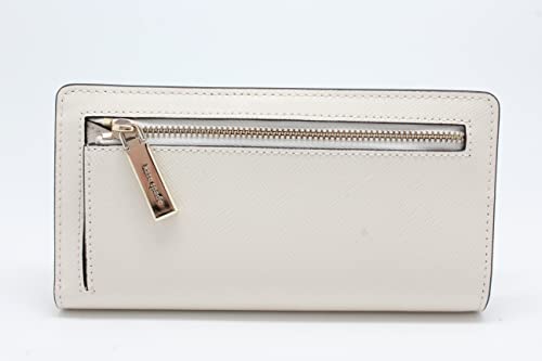 Kate Spade New York Staci Large Slim Bifold Wallet (Parchment) #TOP19