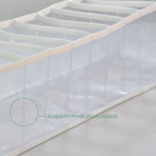 1 Colmeia Organizadora PP (36x12x10) para Calcinhas Meias Guarda Roupas Gavetas Peças Íntimas Roupa