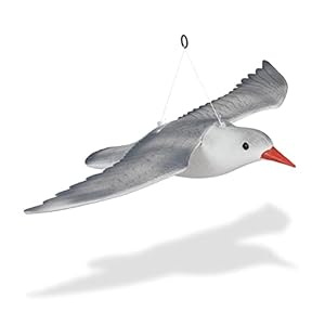 Relaxdays Möwe Vogelschreck 2er Set - Fliegend