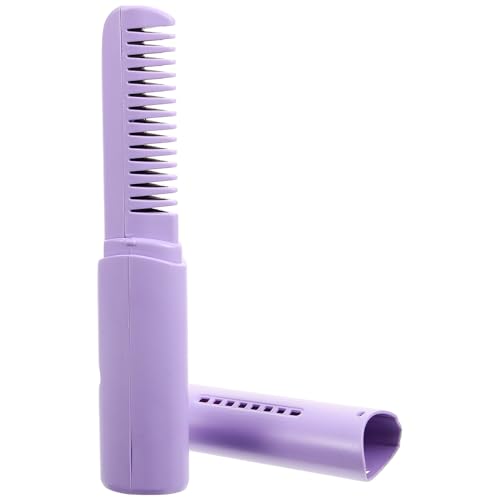 Peine alisador inalámbrico USB portátil para cabello miniatura 1