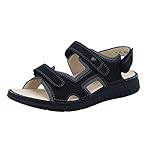 Schuhtyp:Sandale bequem Finn Comfort Wanaka-S Größe 46 EU Schwarz (Schwarz/Street)