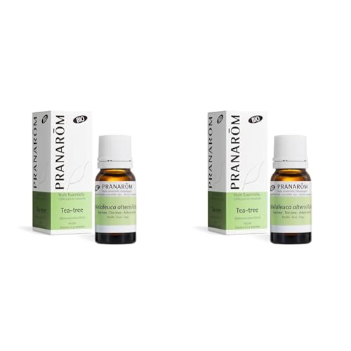 PRANARÔM - Tea Tree BIO - Huile Essentielle Chémotypée - Défenses Naturelles - 100% Pure Et Naturelle - HECT - 10 ml (Lot de 2)
