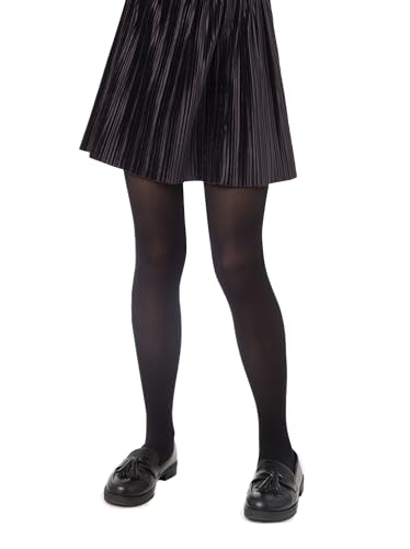 Conte elegant Velour Schicke Kinderstrumpfhose - Alltagsstrumpfhosen - Ballettstrumpfhosen - Ballett Strumpfhose Kinder - Tanzstrumpfhose für Mädchen - 60 DEN - 146-152 - Nero - 1 Stück