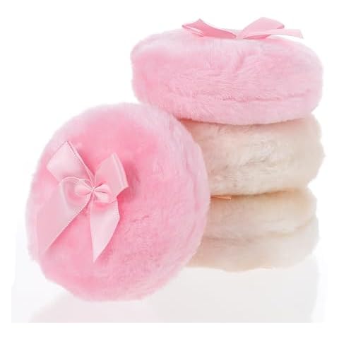 4 Pcs Soft Large Body Powder Puff Cover