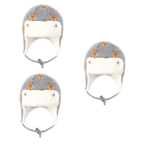 Bonnet hiver casquette chaude en coton pour le ski des enfants