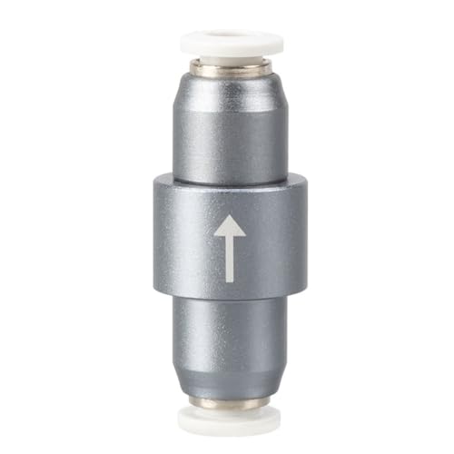 DONGKER Válvula de retención antirretorno para acuario, válvula de retención unidireccional de CO2, conexión de 6 mm de diámetro exterior x 4 mm, tubo de CO2 para difusor de sistema de CO2 de acuario