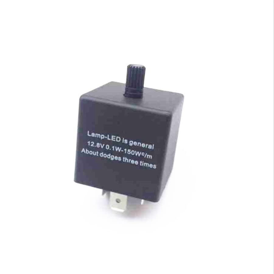 3 Pin Adjustable Electronic LED Flasher Relay for Car Turn Signal Blinker Light